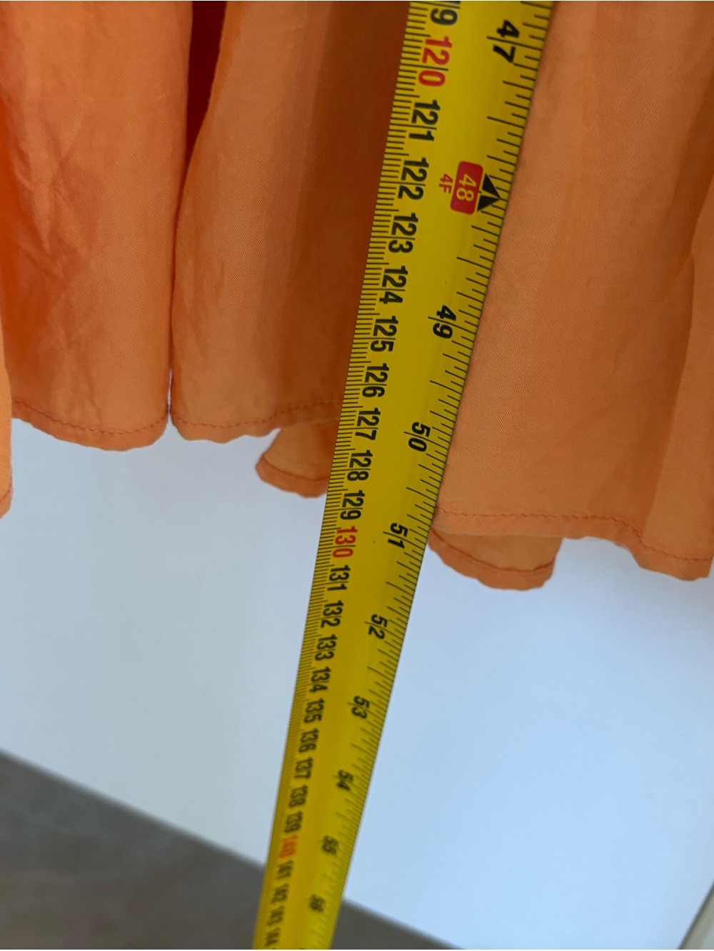 Urban Outfitters Orange Cottagecore Tiered Maxi Dress M Button Front Flowy Lined - Picture 10 of 13
